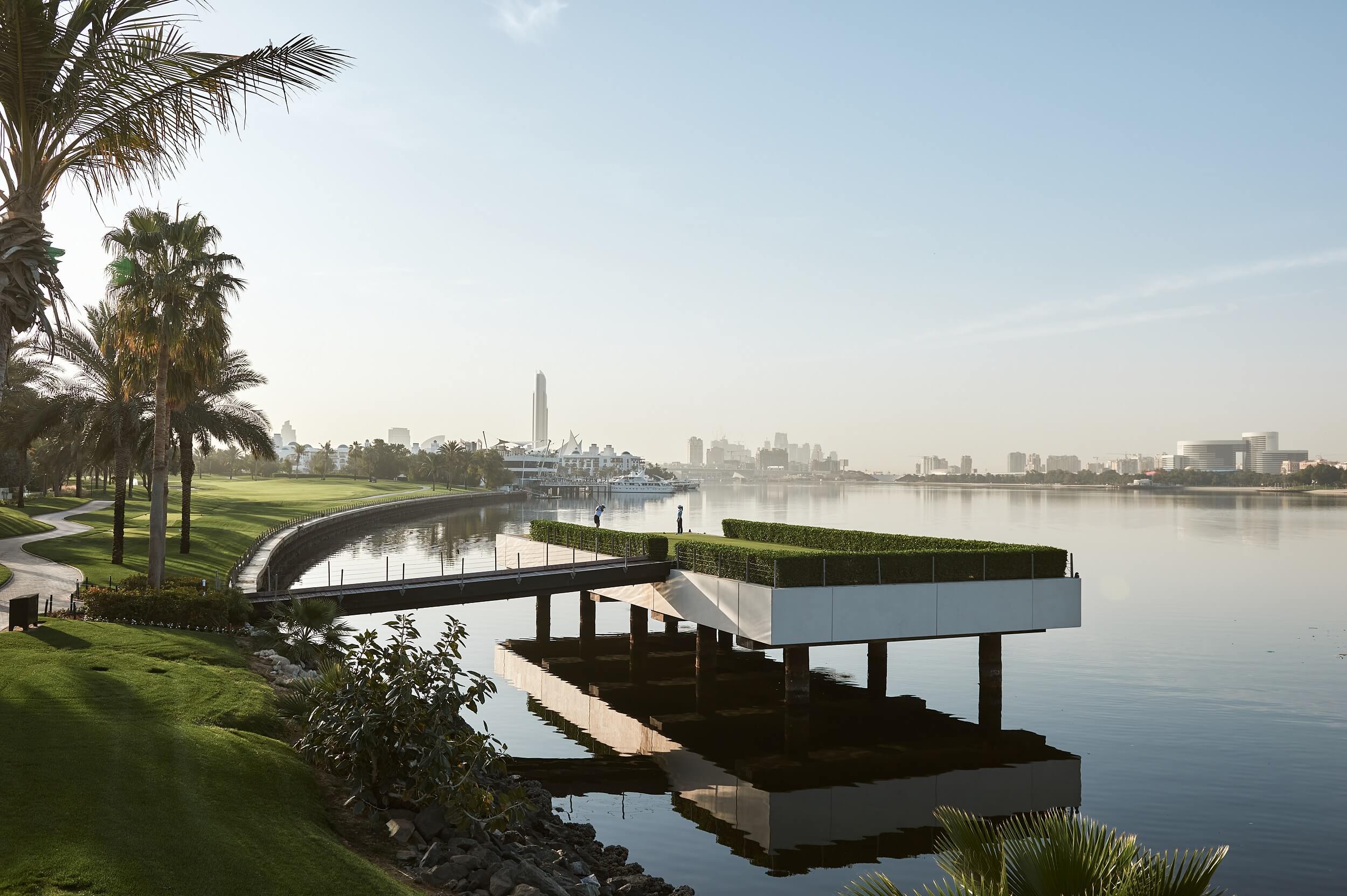 The Majlis course at first light